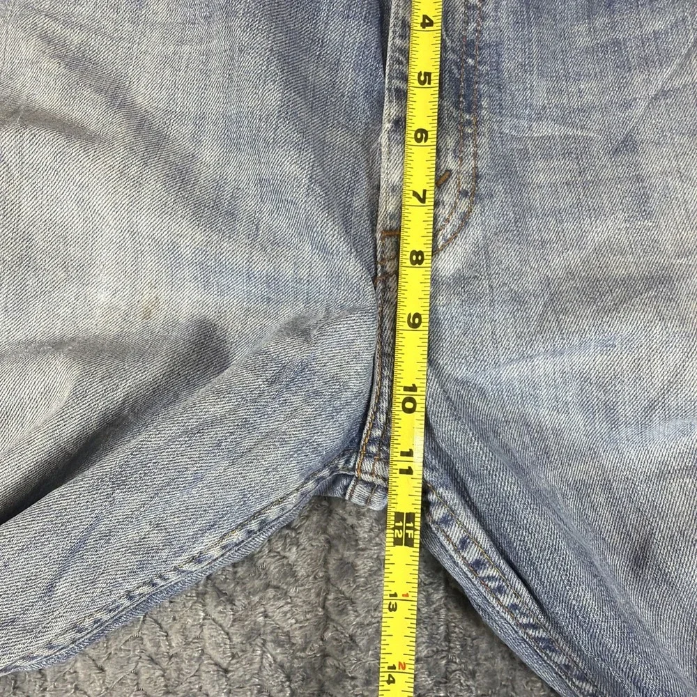 Vintage Levi's 752 Jeans Mens 34x30 Blue Denim‎ Cotton Distressed Straight Leg
